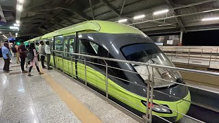 Wadala to Chembur Mumbai Monorail Train Journey in Night