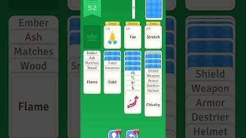 Solitaire Associations Journey Level 5 Walkthrough Solution Gameplay Gamerstein 