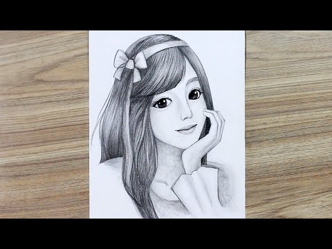 Làm thế nào vẽ chân dung cô gái bằng bút chì/ NC Plan