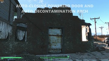 AUTO-CLOSING POWERED DOOR AND AUTO-DECONTAMINATION ARCH (Build Guide)