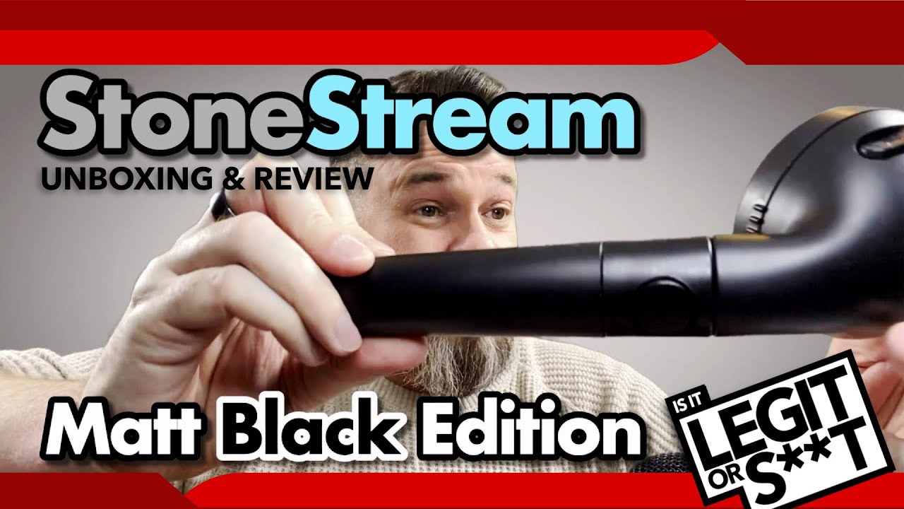 StoneStream Shower Head Black Edition Review Legit or S**T YouTube