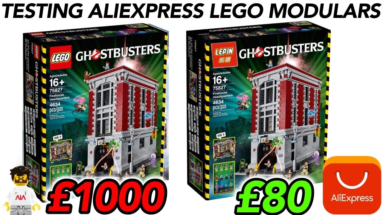 Testing AliExpress Fake Lego | Modular Ghostbusters Headquarters Review ...