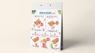 Hướng dẫn thiết kế menu bằng Photoshop | Design Dạo