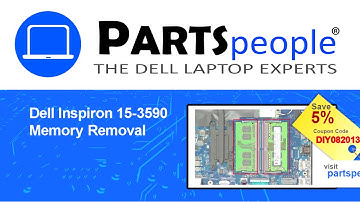 Dell Inspiron 15-3590 (P75F006) Memory How-To Video Tutorial