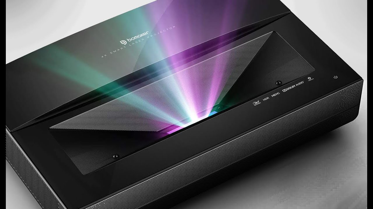 Bomaker 2021 4K Ultra Short Throw Projector TriLaser TV Home Theater Specs And Review Amazon