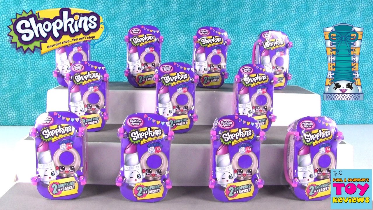 kawaii emoticons Shopkins Fashion Spree Is Back 2 Pack Blind Bag Toy Opening | PSToyReviews