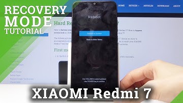 XIAOMI Redmi 7 Recovery Mode