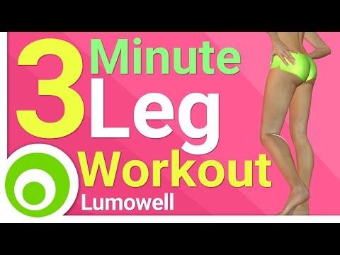 3 Minute Leg Workout: How to get Perfect Legs in 3 Minutes