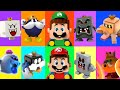 Lego Mario and Luigi vs Lego King Bosses