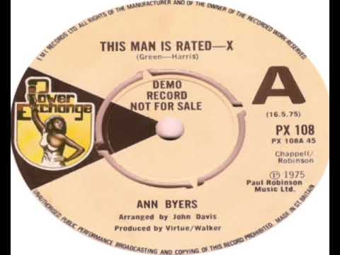 Ann Byers This Man Is Rated X 1975