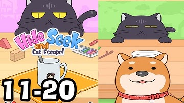 Hide and Seek Cat Escape Level 11-20 Android Gameplay