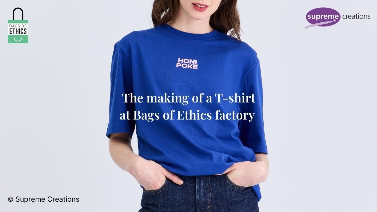 Behind the scenes of T shirts production process