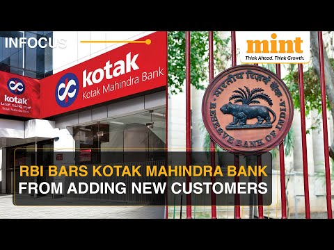 RBI Blow To Kotak Mahindra Bank; No New Credit Cards,  No New Online Customers | Details