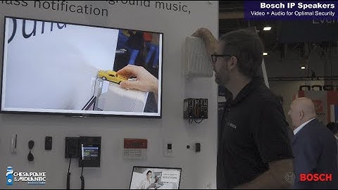 Bosch IP Speakers: Smarter Audio Warnings Through Camera Integration at ISC West 2025