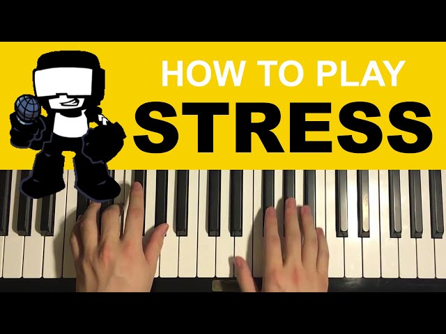 Stress - Friday Night Funkin' Week 7 (Kawai Sprite) - piano tutorial