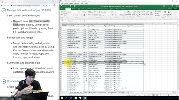 Ôn thi MOS Excel 2016: 2.1.2. Sao chép và di chuyển dữ liệu (Cut, copy or paste data)