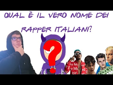 Video: Qual è il vero nome dei rapper?