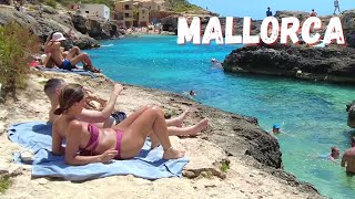 Beach walk Spain  | Mallorca MAJORCA | Cala S'Almonia 4K