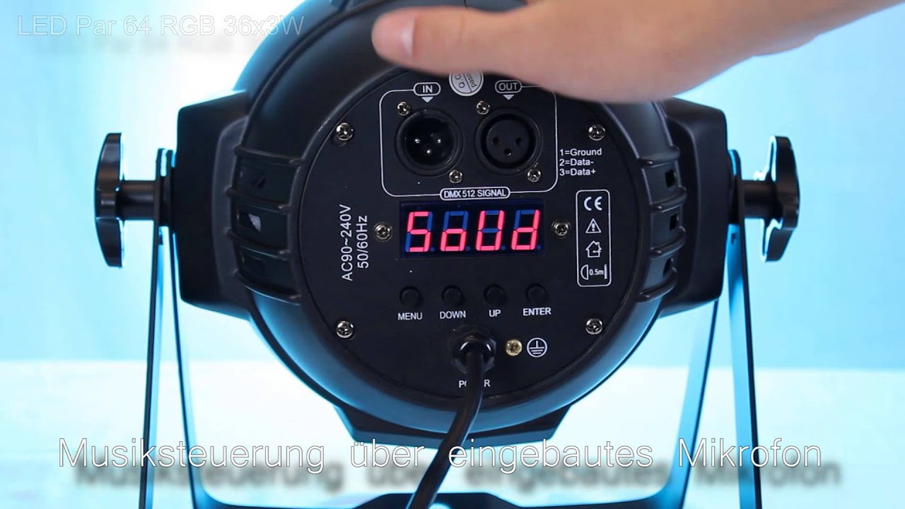 Produktvideo Scheinwerfer LED Par-64