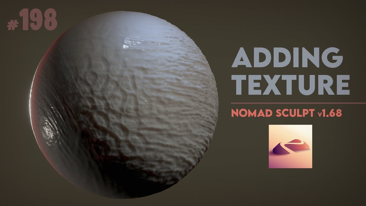 How to Add Texture in Nomad Sculpt v1.68