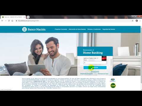 Ingreso al Home Banking del Banco Nación