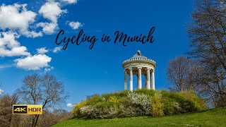 Cycling In Munich Through English Garden - Germany - 4K Hdr