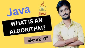 What is an Algorithm? Explained with Example in Telugu | Algorithm in Java