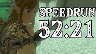 Tears of the Kingdom Any% Speedrun in 1:06:26 (FORMER WORLD RECORD) 