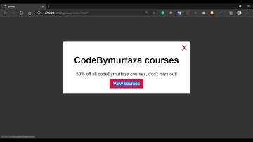 How to make a pop-up page using html CSS and JavaScript
