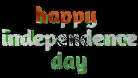 Happy independence day text editing tutorial kinemaster  independence day special by tech in hindi
