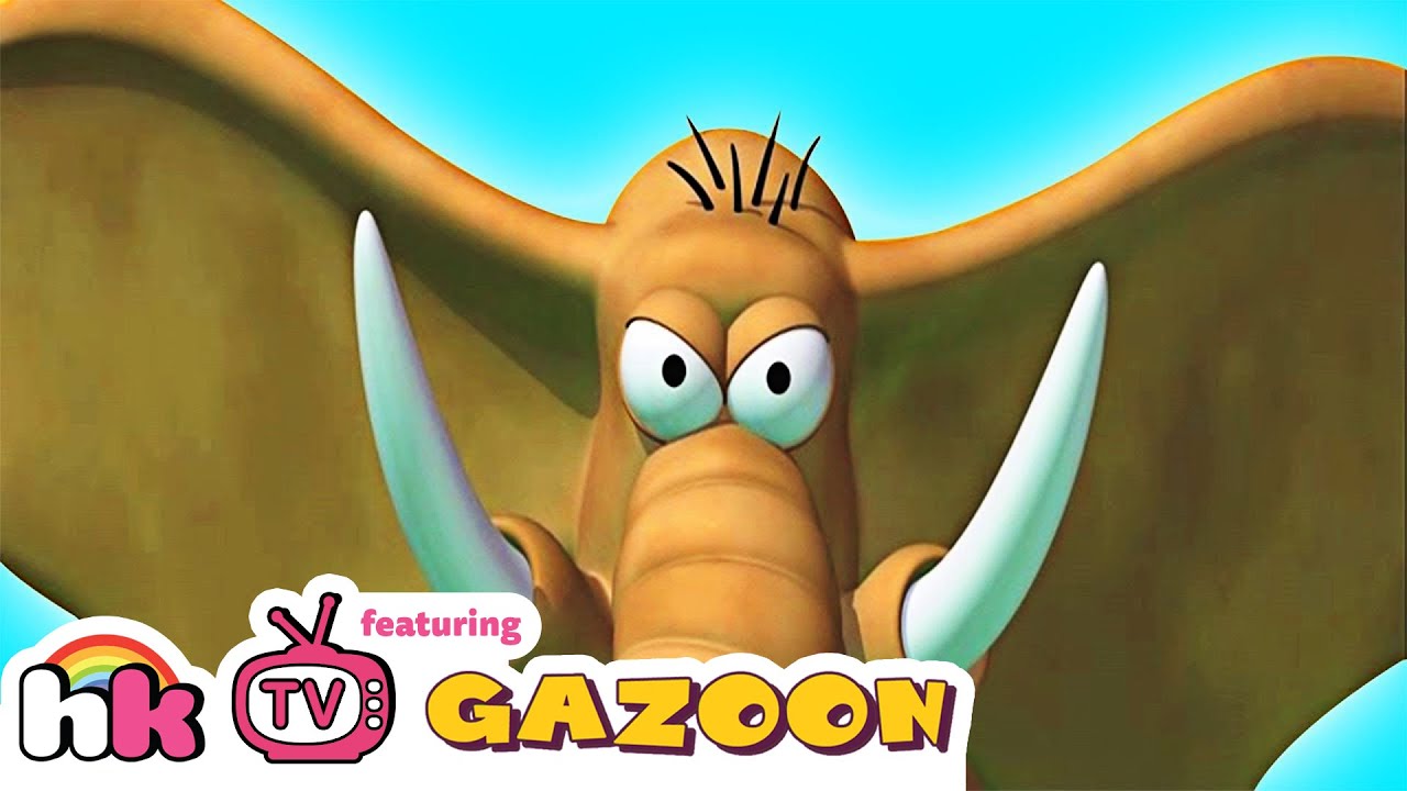 Gazoon: Angry Elephant Cartoon | Funny Animals Cartoons By HooplaKidzTV -  YouTube