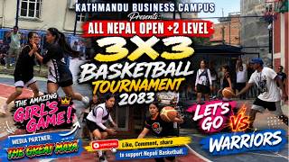 KBC Presents: ALL NEPAL OPEN NEPALI +2 LEVEL 3X3 BASKETBALL TOURNAMENT | LET'S GO VS WARRIORS screenshot 1
