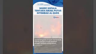 Detik-detik Kepala Tentara IDF Muncul dari Tank, Langsung Ditembak Al Quds hingga Meledak & Putus