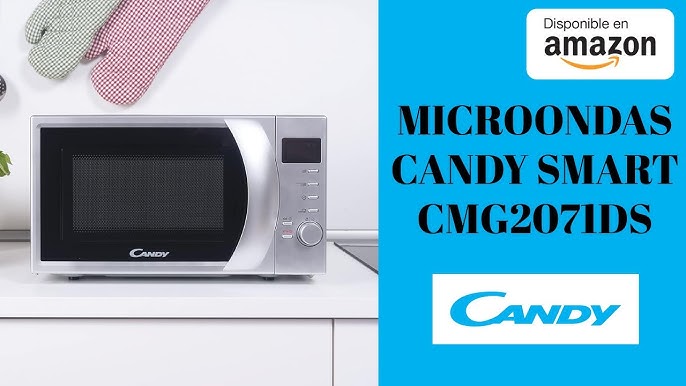 Microondas Candy CMG 2071 DS, Grill, silver 20 litros