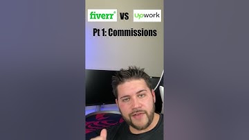 Fiverr Vs Upwork Part 1: Commissions #shorts
