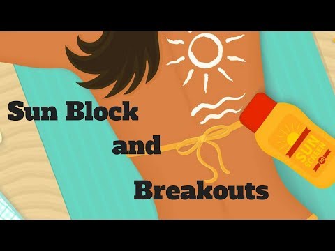 Why sunscreen can cause breakouts and pimples!