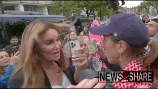 Caitlyn Jenner confronted by pro-Palestine protesters outside White House Correspondents' Dinner