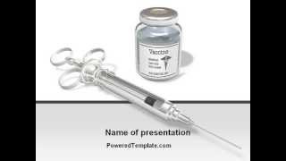 Vaccine PowerPoint Template by PoweredTemplate.com