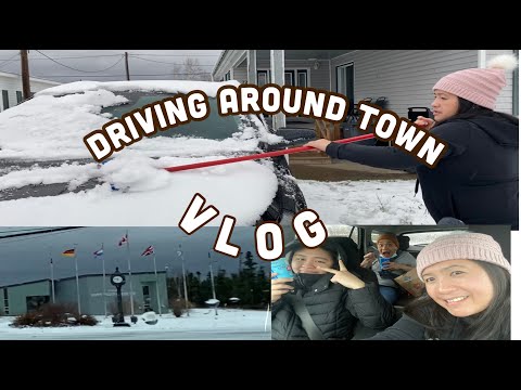 Driving around town in happy valley goose bay *vlog3