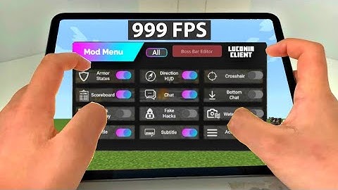 Mod Menu Client For MCPE 1.19! (FPS BOOST) - Minecraft Bedrock Edition