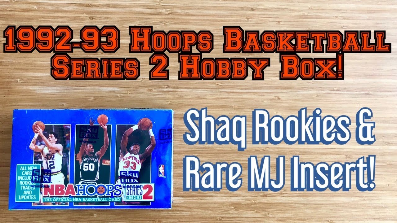 199293 NBA Hoops Basketball Series 2 Box Break TONS OF SHAQ ROOKIES