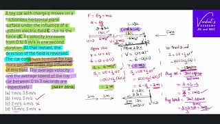 NEET 2018 Motion in one dimension question finding average speed and avg velocity screenshot 2
