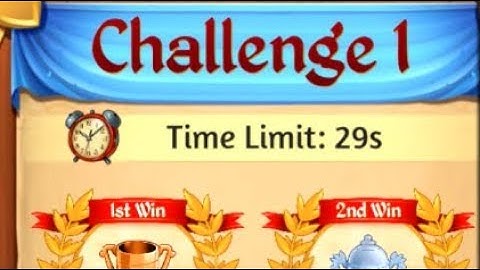 Merge Dragons Updated - Challenge 1 Final Win 29s 공략 챌린지