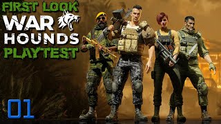Warhounds Gameplay: XCOM Tactics Meets Jagged Alliance / Playtest / Turn-Based Combat / RPG / 01