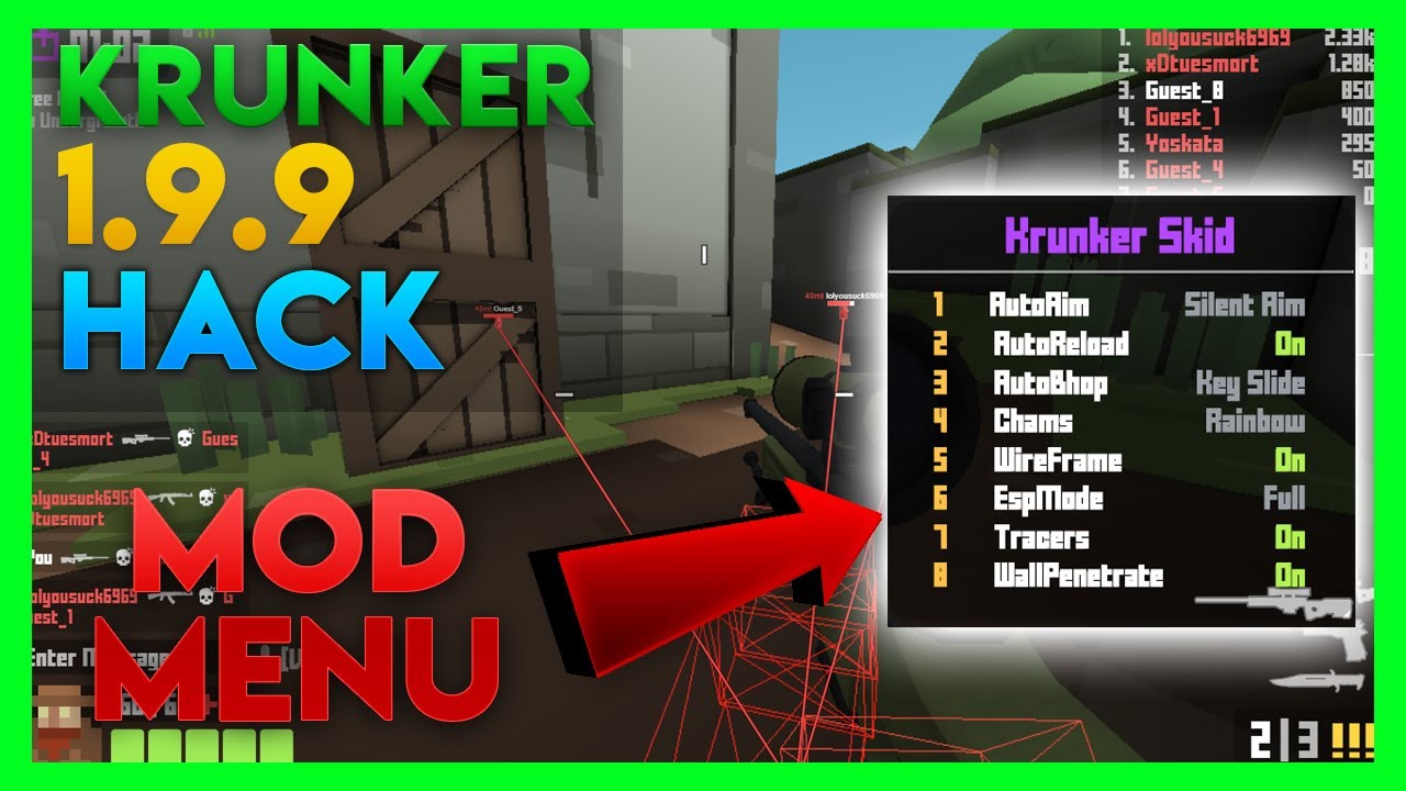 Krunker.io 2.0.8 HackClient (Working) Aimbot, Wallhacks, Antiban and more...