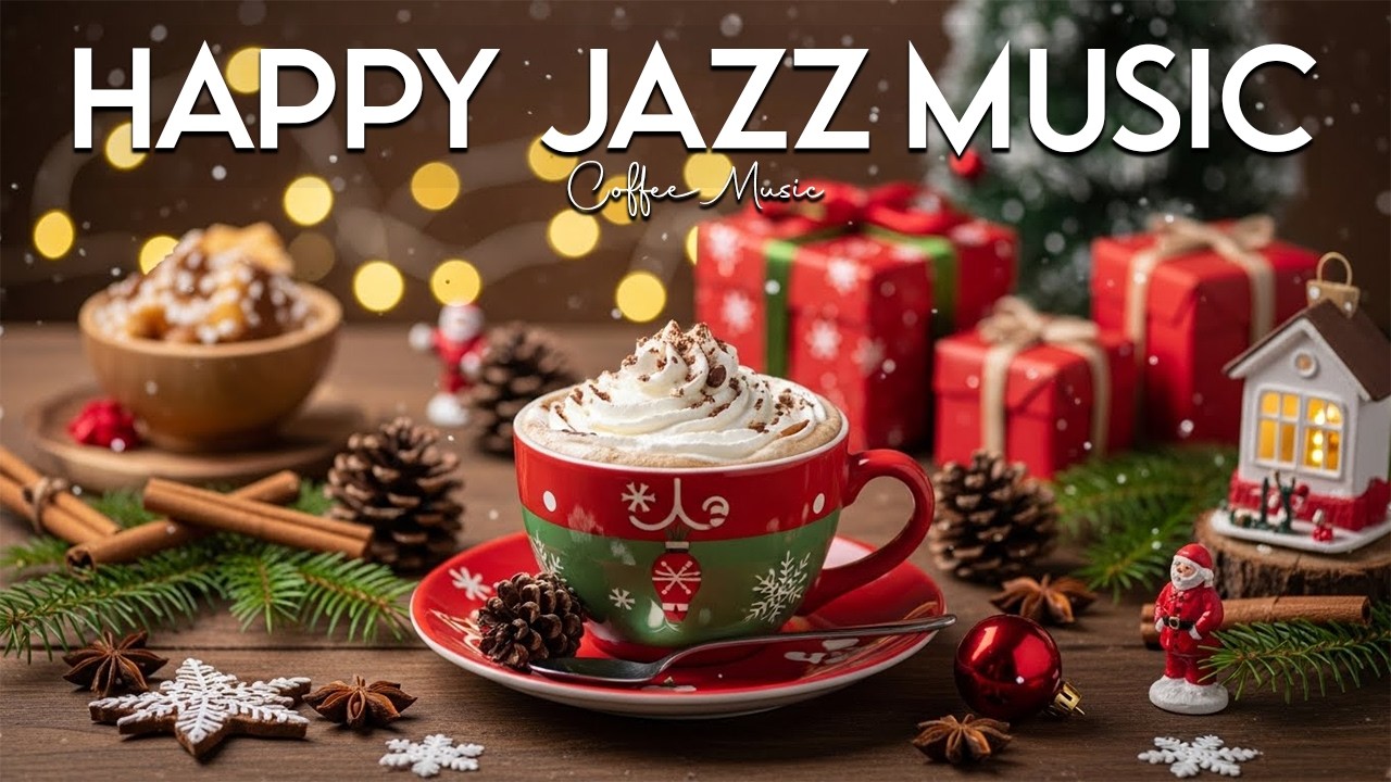Happy Jazz Music 2026 ✨ Sweet Coffee Jazz Music & Holiday Bossa Nova Instrumental for Stress Relief