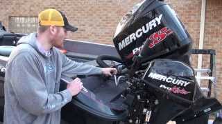 How to hang and prep a small outboard motor