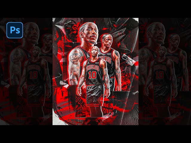 Sports Edit Tutorial - Adobe Photoshop 2022 {Sports Poster Design} 