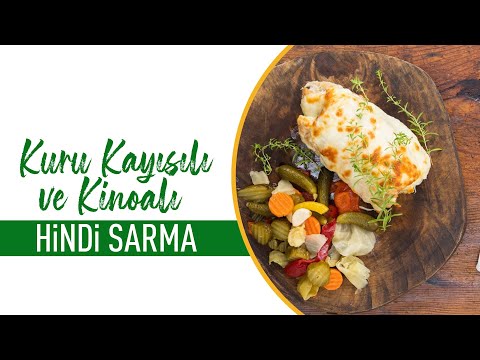 Kuru Kayısılı ve Kinoalı Hindi Sarma Nasıl Yapılır?