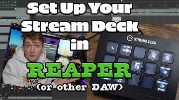 How I use a STREAM DECK for hotkeys in REAPER (or any DAW) | Elgato Software Tutorial (BASIC)